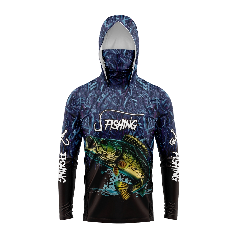 Men Bass Fish Print Fishing Ho - огляд і ціна Sports Mask Breathable